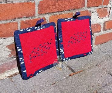 Topflappen Fischschwarm
