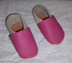 Puschen rosa/creme Größe 22